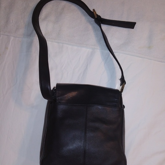Worthington Navy Genuine Leather crossbody - Picture 4 of 8